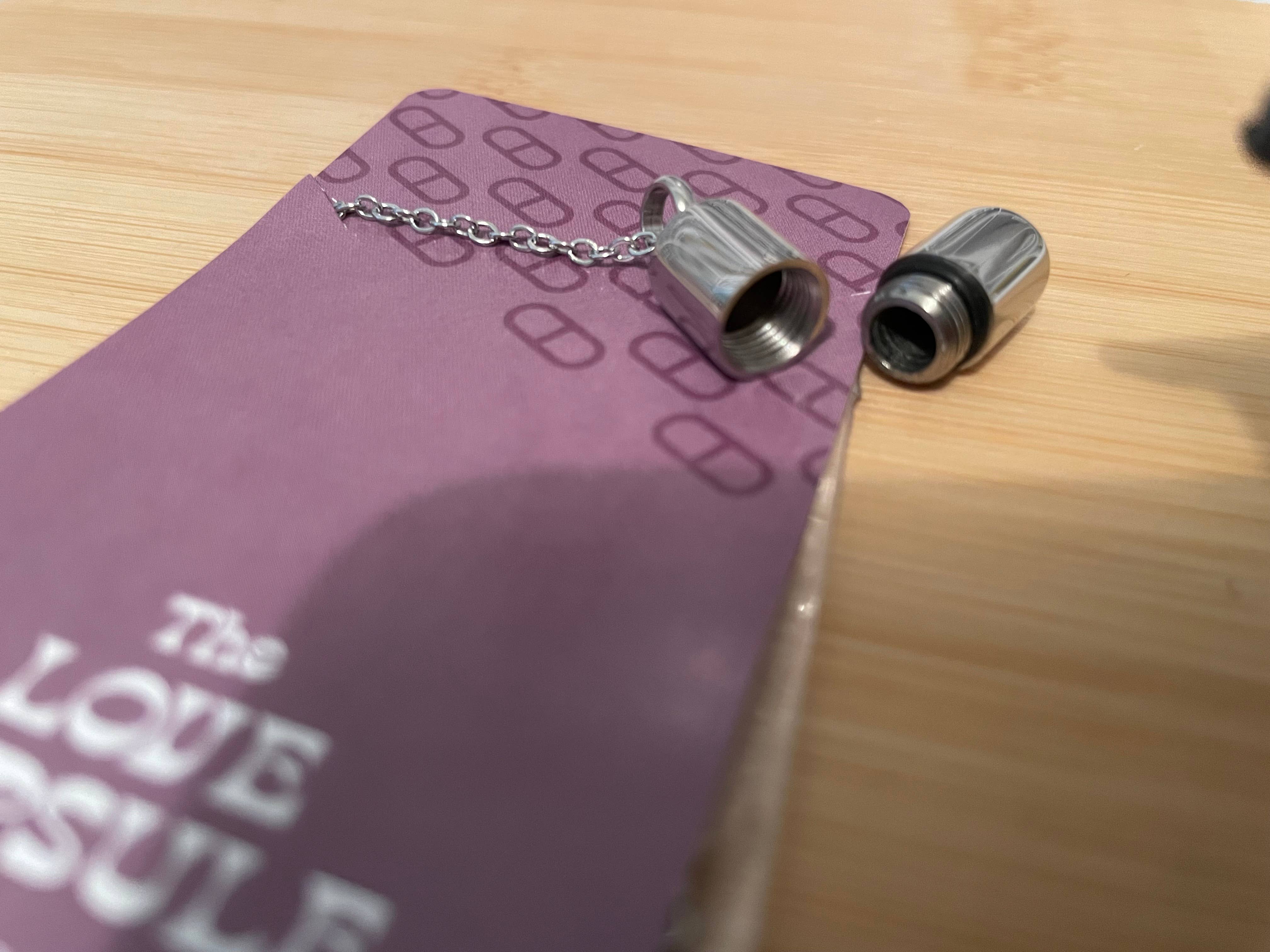 Love Capsule Necklace - Personalized Keepsake Jewelry for Couples, Best Romantic Gift for Anniversary, Valentine's Day & Special Occasions | Perfect for Date Nights, Proposals & Meaningful Moments