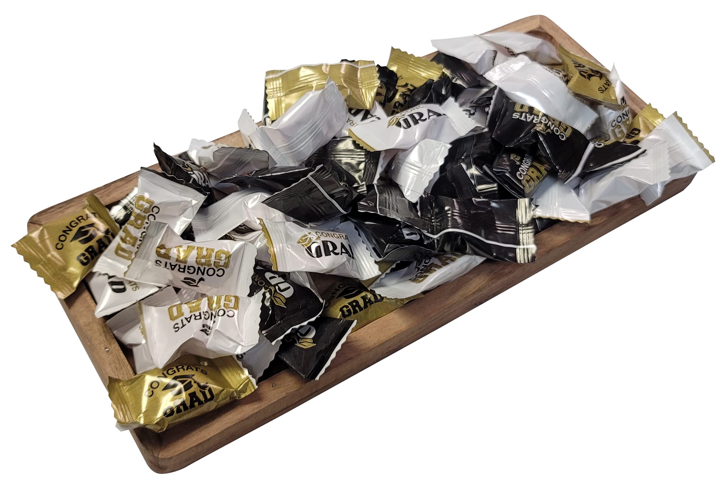 Peppermint Candy for Graduation - 100 Individually Wrapped Mints - Congratulations Graduation Treats - Perfect for Graduation Parties, Gift Bags & School Events