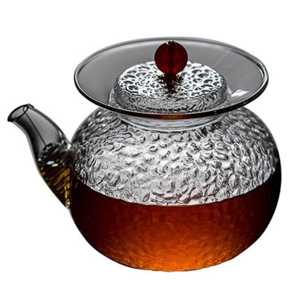 Premium Borosilicate Glass Teapot - Heat Resistant, Clear Glass for Tea Brewing - Perfect for Home, Office, and Gift Giving
