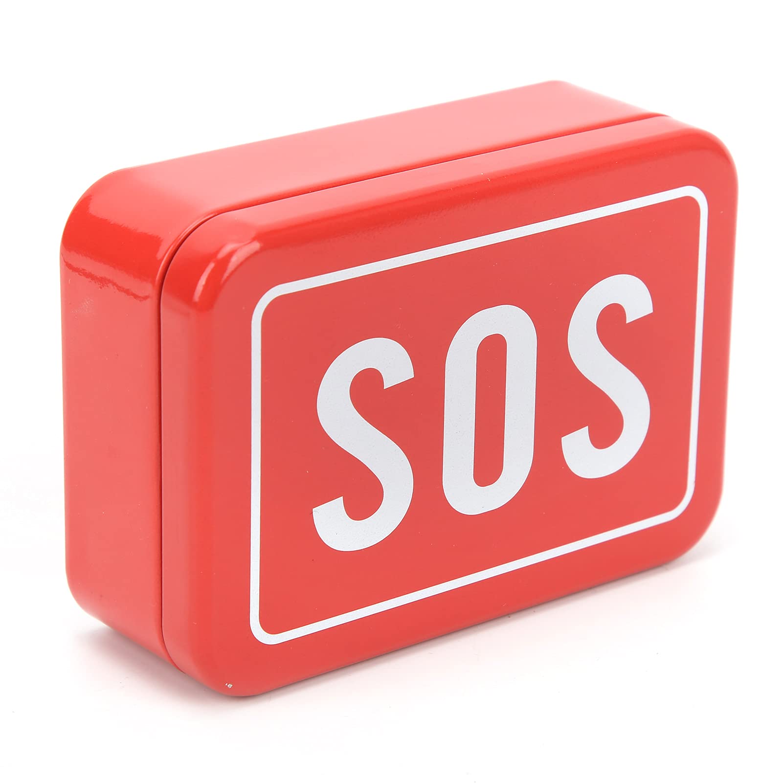 01 SOS Emergency Survival Kit - Durable Lifesaving Box for Outdoor Camping, Hiking, Cycling & Skating - Essential First Aid Supplies for Home, Car & Travel Safety