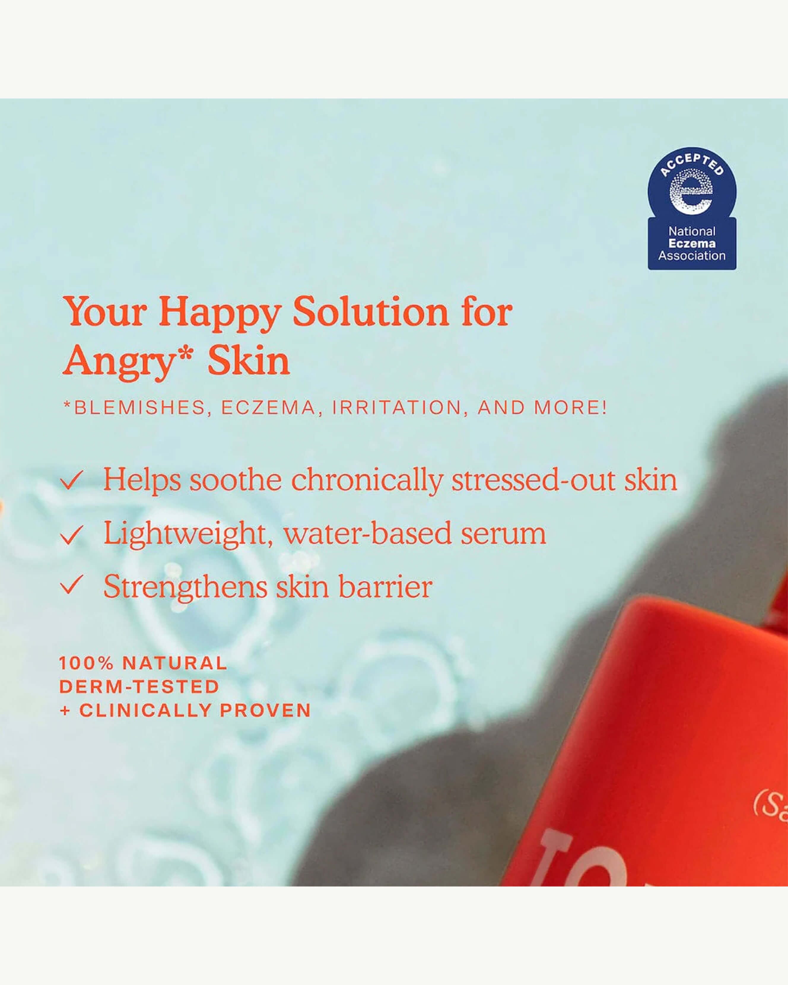 SOS Intensive Rescue Serum - Hydrating & Anti-Aging Face Serum for Dry Skin - Perfect for Night Routine & Travel Skincare