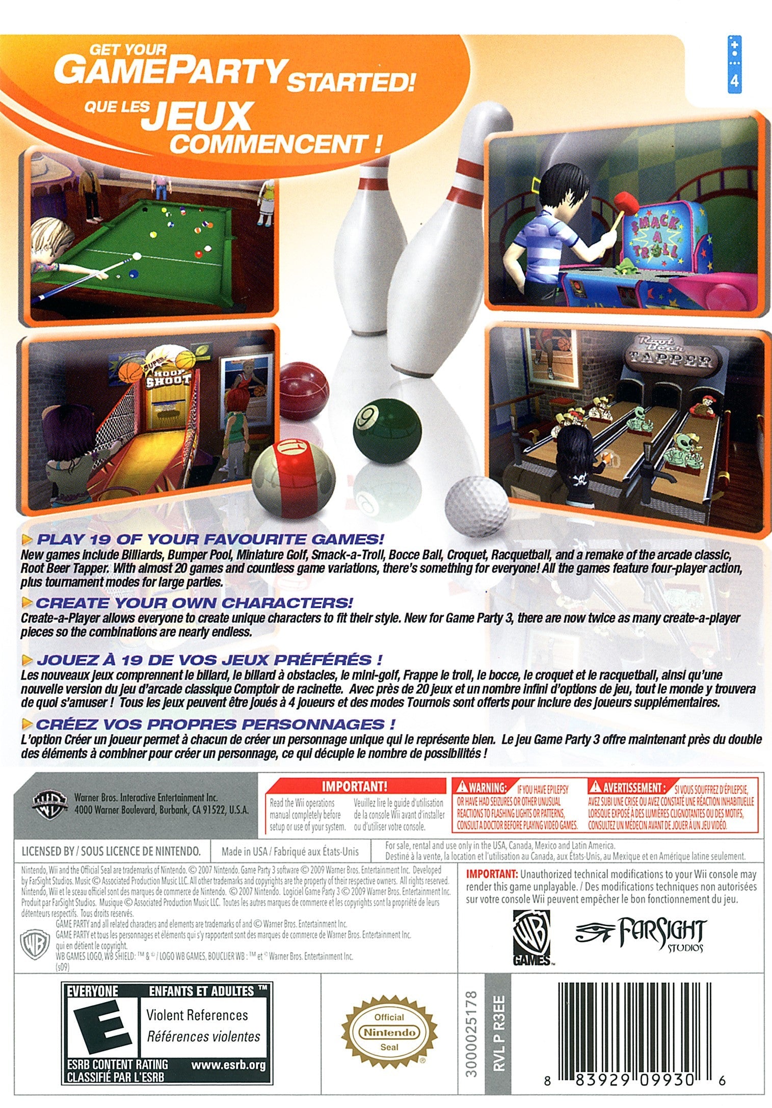 Used Party Game Bundle - 3 Wii Video Games for Family Fun & Multiplayer Entertainment | Perfect for Game Nights & Social Gatherings