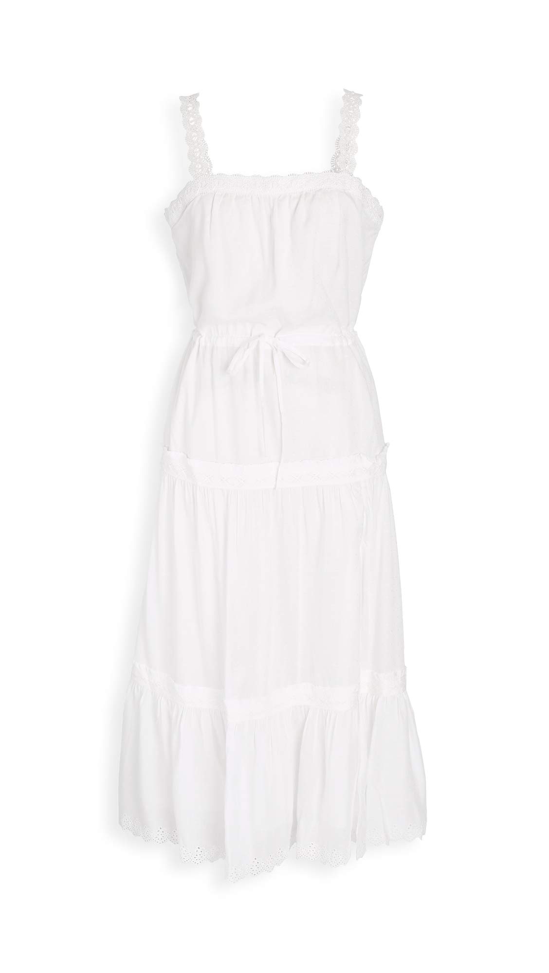 PAIGE Women's Amity Dress - Flowy Midi Dress with V-Neck & Flutter Sleeves | Perfect for Summer, Weddings & Date Nights