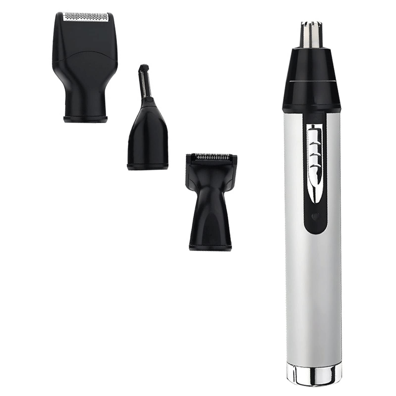 Electric Nose & Ear Hair Trimmer - Portable Rechargeable Hair Clipper for Men, Painless Grooming Kit - Perfect for Travel, Home & Personal Care Routine