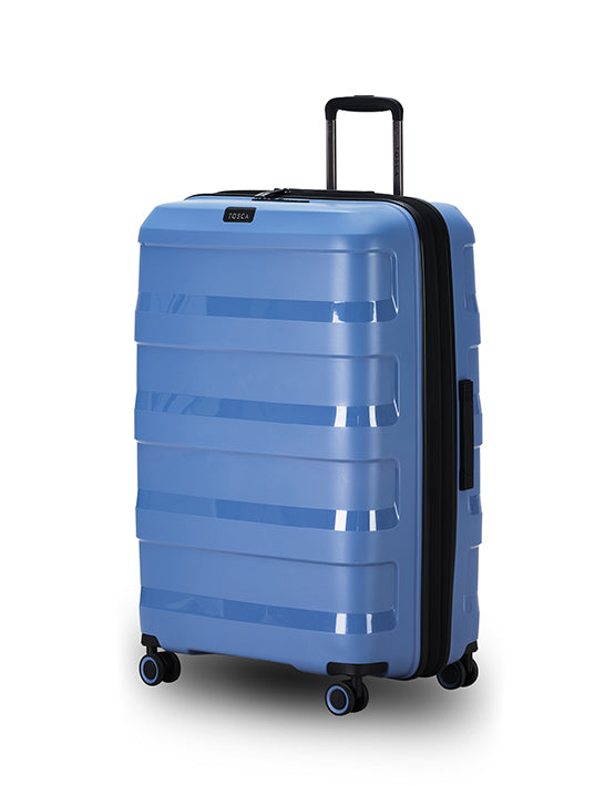 Tosca Comet 32 Inch X-Large Spinner Luggage Suitcase - Infinity Blue | Lightweight Durable Hardshell Checked Bag for Travel, Business Trips & Vacations
