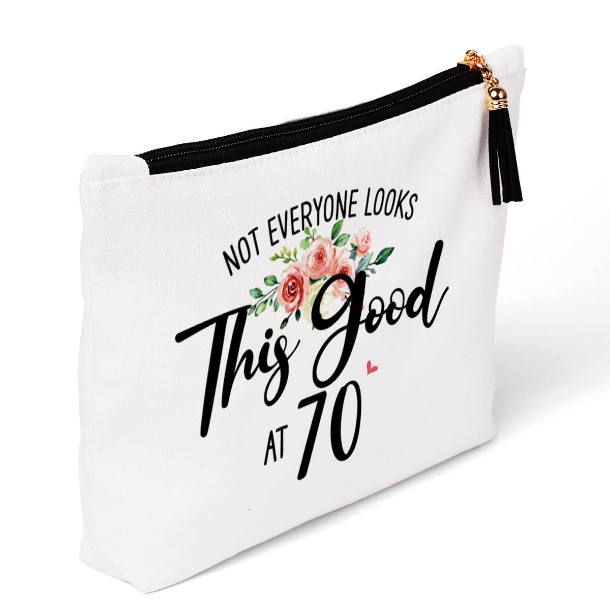 70th Birthday Gifts for Women - Elegant Makeup Cosmetic Bag for Mom, Wife, Grandma, Sister & Friends | Perfect Gift for Teachers, Colleagues & Bosses | High-Quality Travel Organizer for Makeup & Toiletries | Ideal for Birthday Celebrations, Retirement Parties & Special Occasions