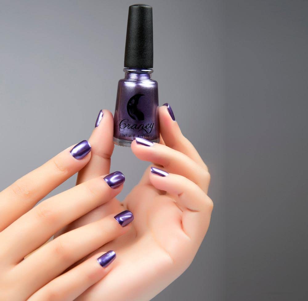 Holographic Chrome Nail Polish - Mirror Effect & Metallic Shine for Nail Art