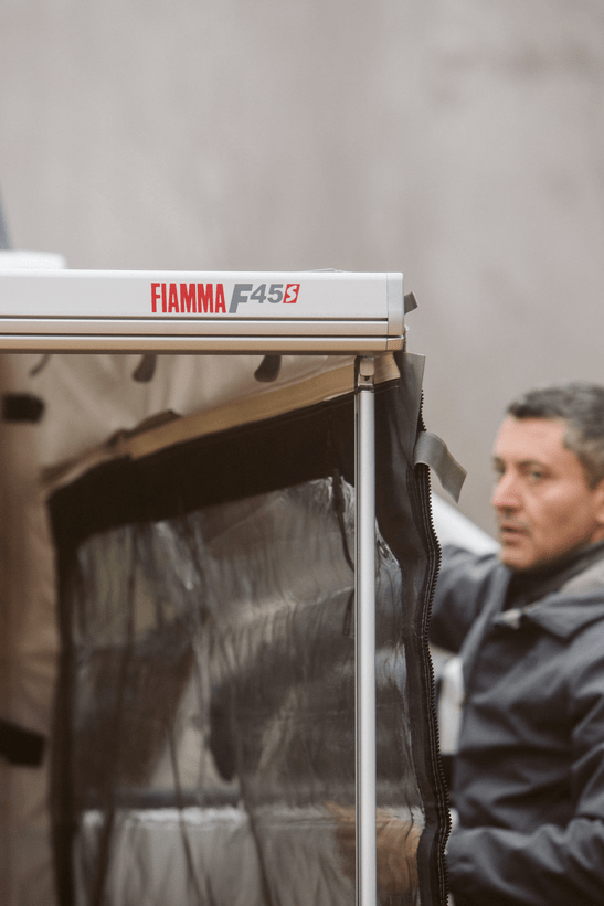 Fiamma F45S 350 RV Awning 11'6'' - Premium Retractable RV Awning for Campers & Motorhomes - Perfect for Outdoor Shade & Rain Protection
