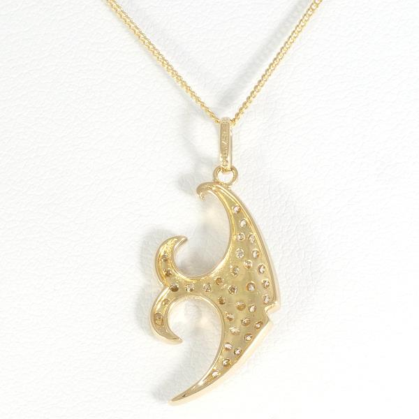 18K Yellow Gold Diamond Necklace for Women - Elegant Luxury Pendant Jewelry Gift for Anniversary, Valentine's Day & Special Occasions