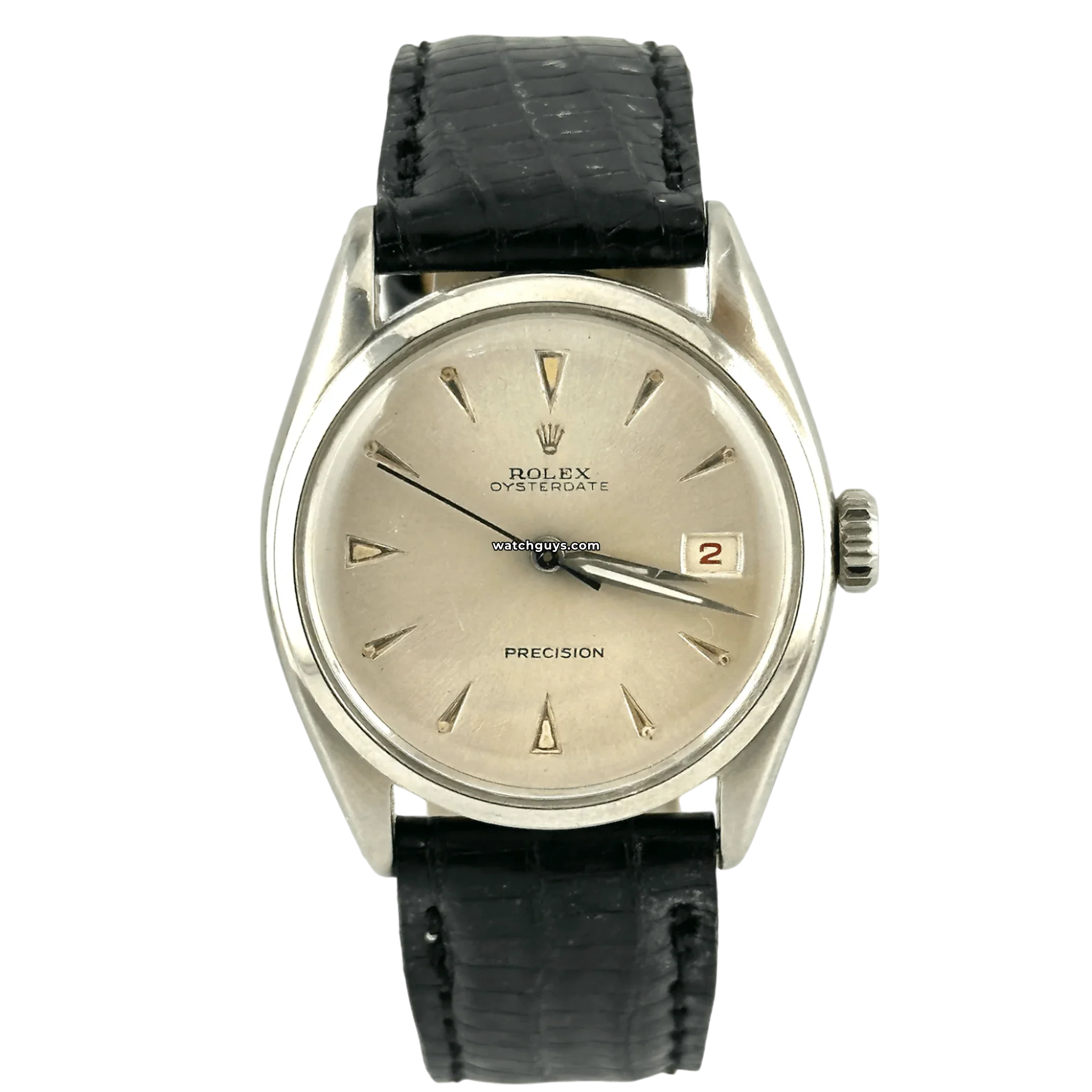 Vintage Rolex Oysterdate 6094 Men's Silver Watch - Luxury Classic Timepiece for Business, Formal & Special Occasions