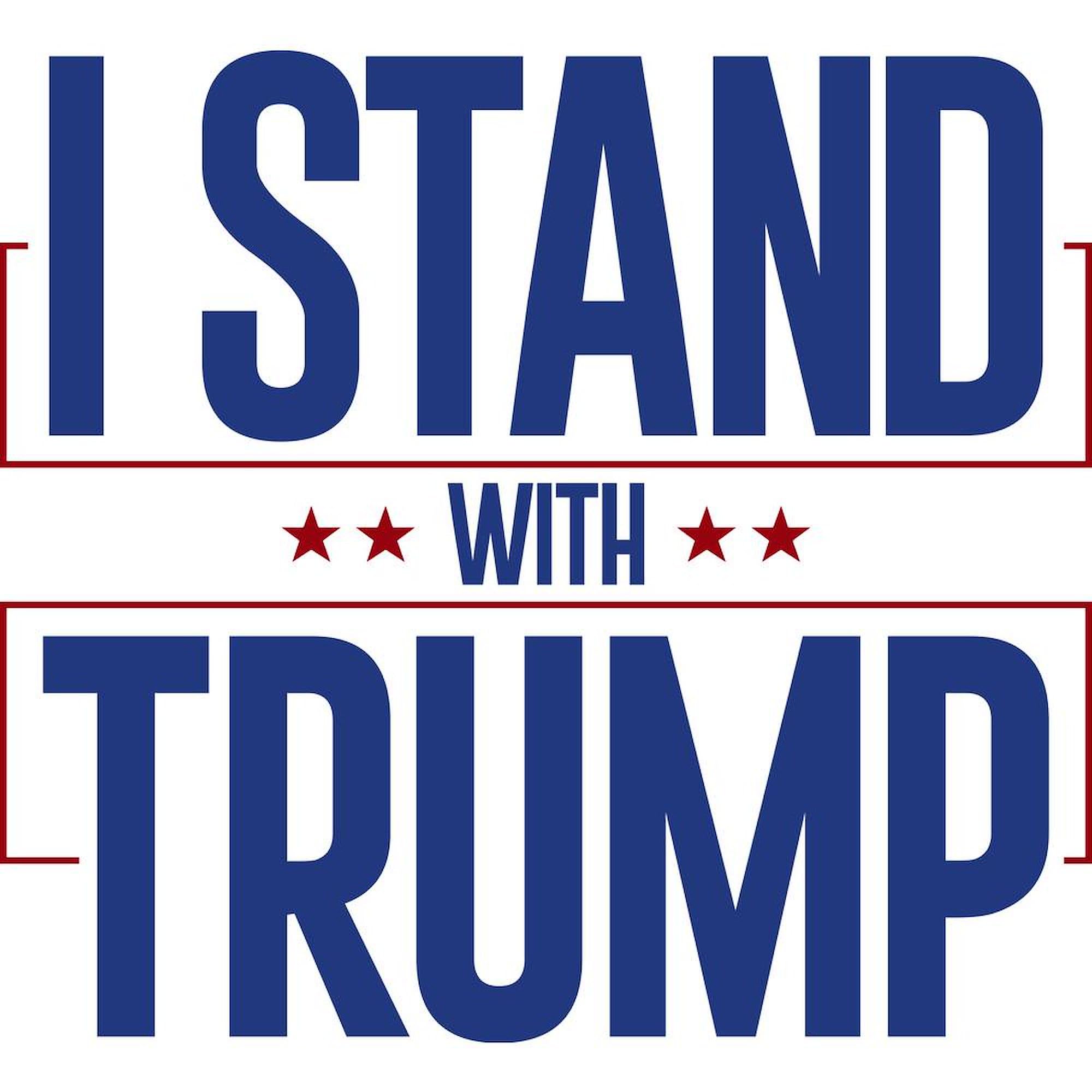 I Stand With Trump 20 oz Ceramic Coffee Mug - Large Insulated Tea Cup for Home, Office & Political Supporters | Perfect for Hot Beverages & Conservative Gift Ideas