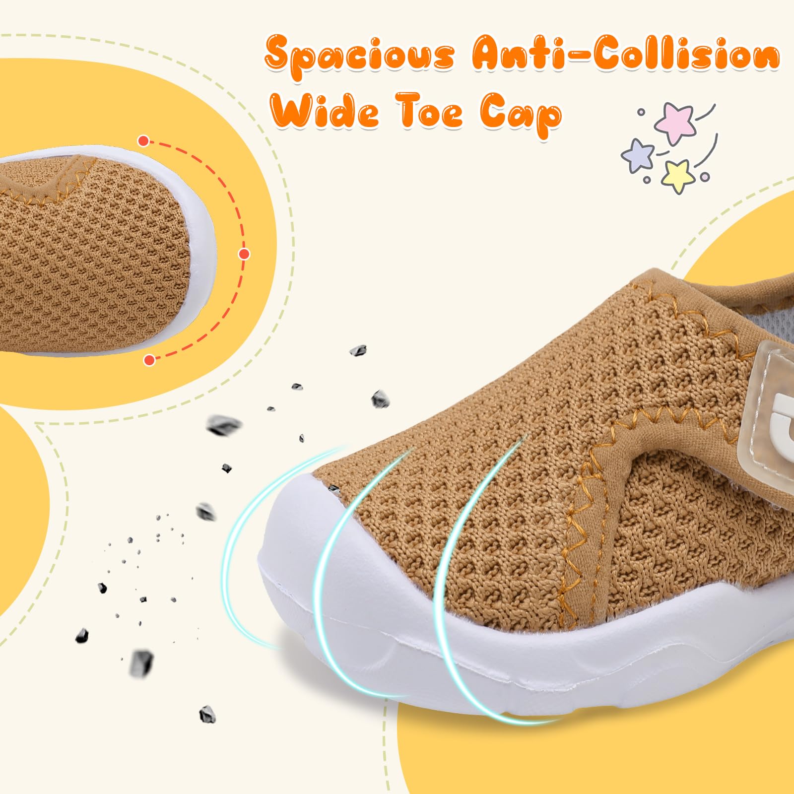JOINFREE Kids Barefoot Shoes - Breathable Lightweight Sneakers for Toddlers - Perfect for School & Play