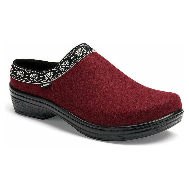 KLOGS YORK WOOL CLOG - Comfortable & Warm Women's House Slippers for Indoor/Outdoor Use - Perfect for Home, Office, and Relaxation