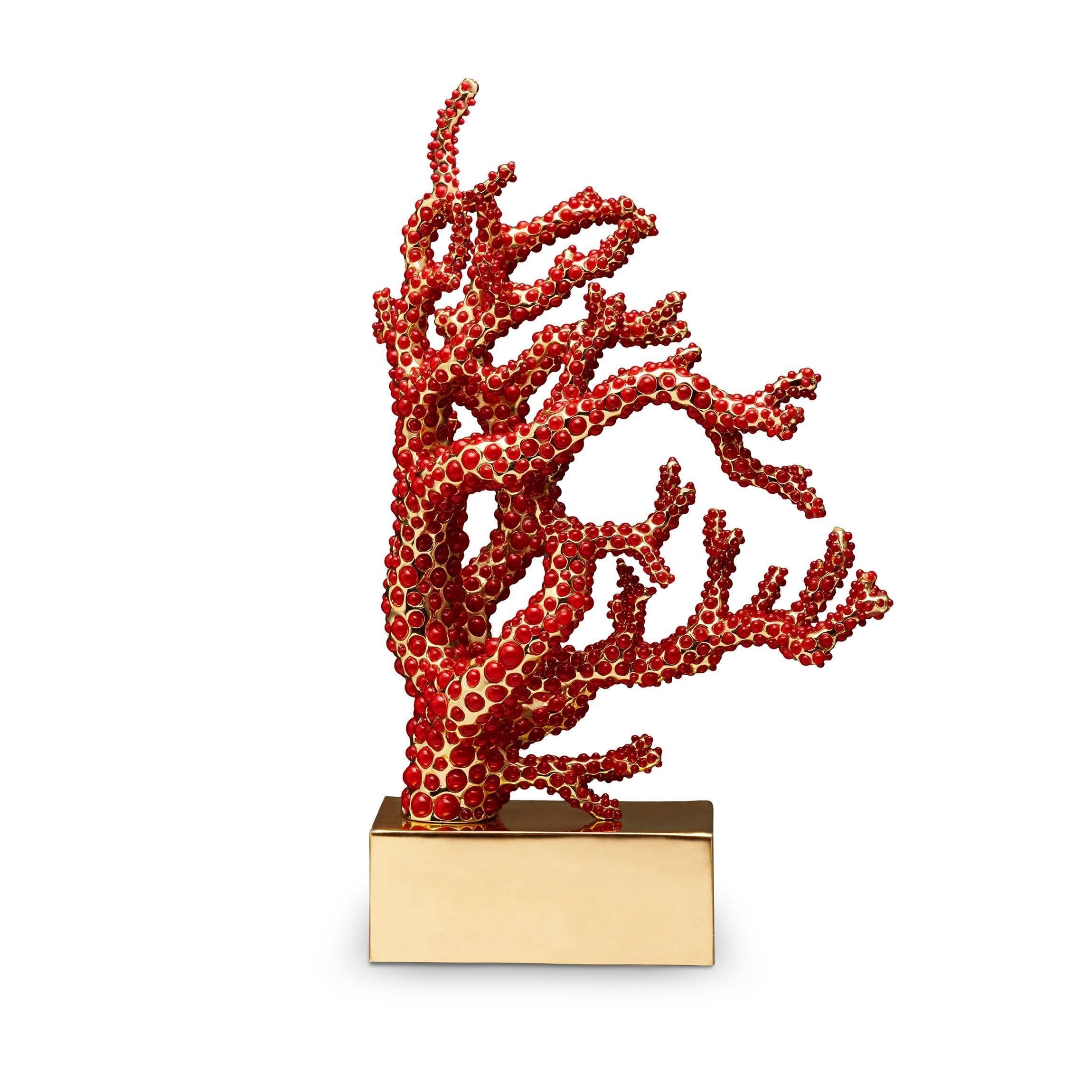 Stylish Coral Bookends for Shelves - Decorative Book Holders for Home & Office - Perfect for Organizing Books, Photos & Decor