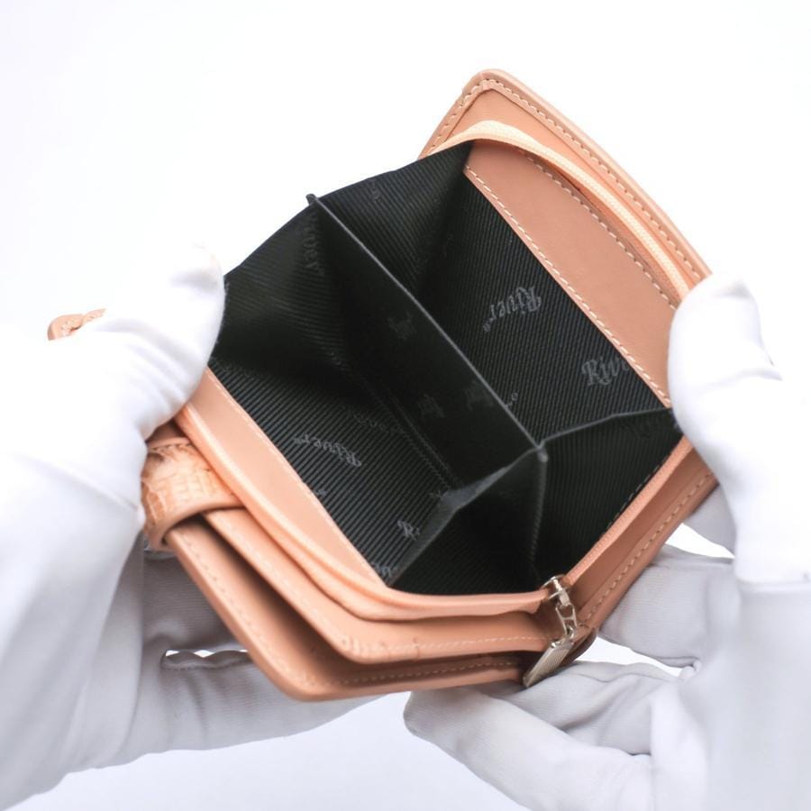 Two-Tone Old Rose Crocodile Embossed Women's Wallet - Luxury Leather Clutch for Everyday Use & Special Occasions