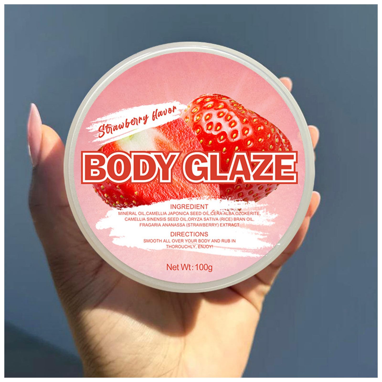 Body Glaze Donut & Strawberry Shortcake Body Butter - Ultra Moisturizing Cream for Women | Hydrating Skin Care for Dry Hands, Face & Body | Perfect for Daily Use & Gift Sets
