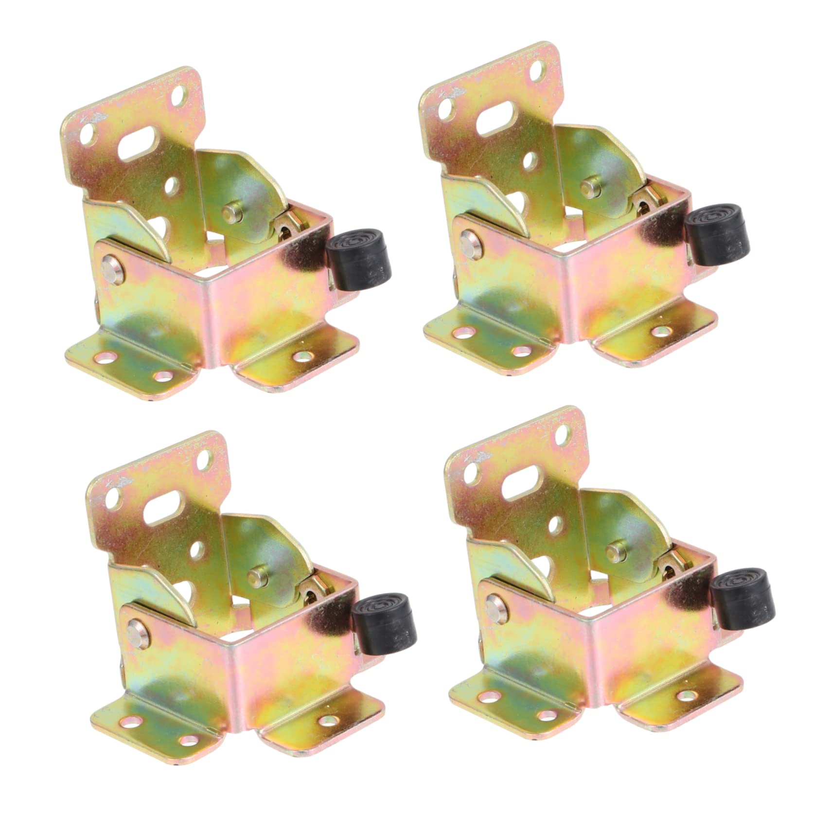 YARNOW 4-Piece Folding Brake Connector for Workbench - Positive Locking Table Leg Hinge, Self-Locking Ironing Board Support - Perfect for DIY Workbenches, Folding Tables & Crafting Stations