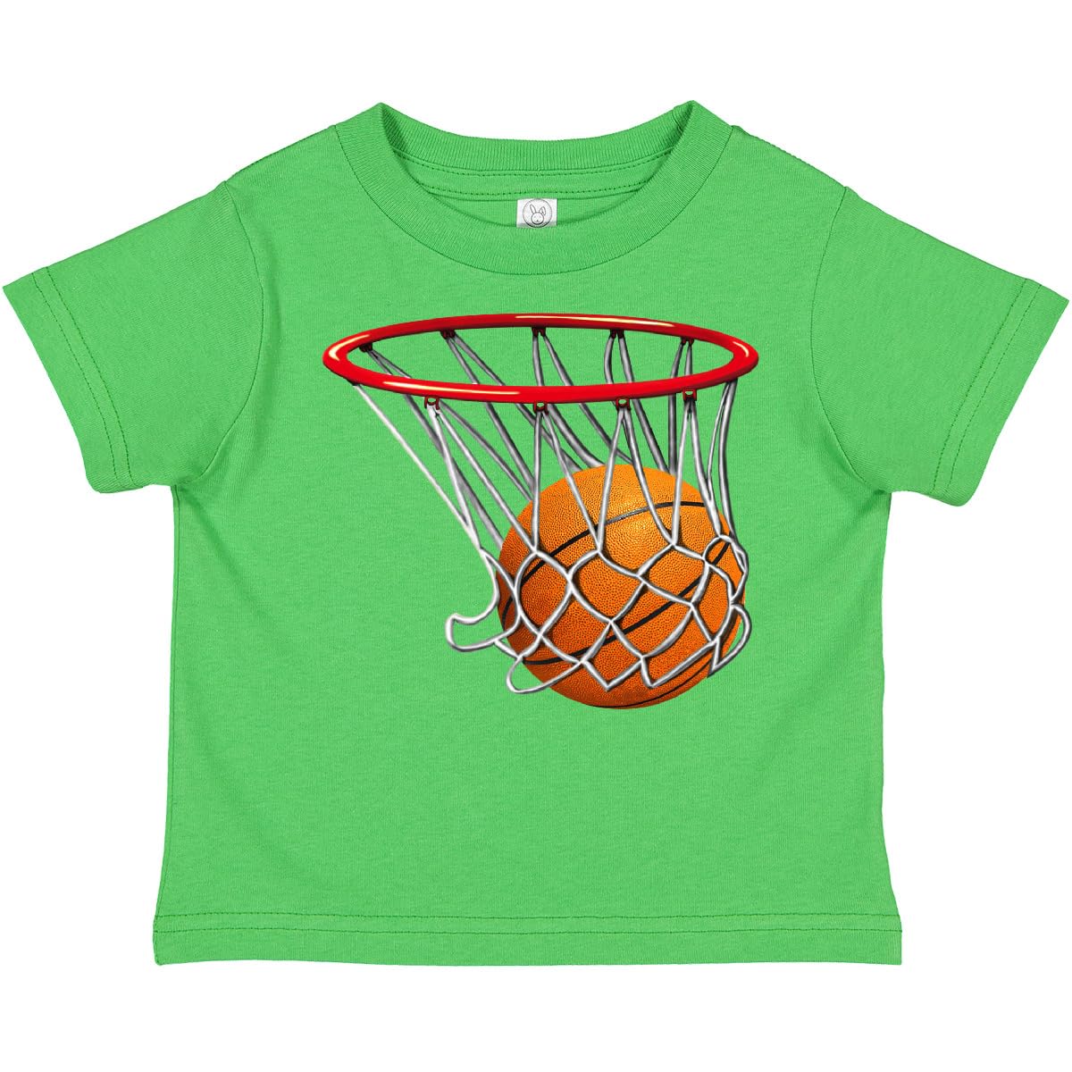 Inktastic Basketball Swish Toddler T-Shirt - Cute Basketball Design for Kids - Perfect for Playtime, Sports Events & Casual Wear