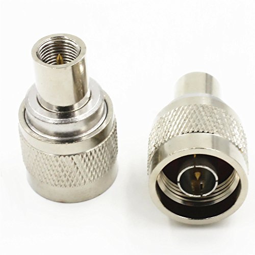 N Male to FME Male RF Coaxial Adapter Connector - High-Speed Data Transmission for Ham Radio, Antennas & CCTV Systems - Fast USA Shipping