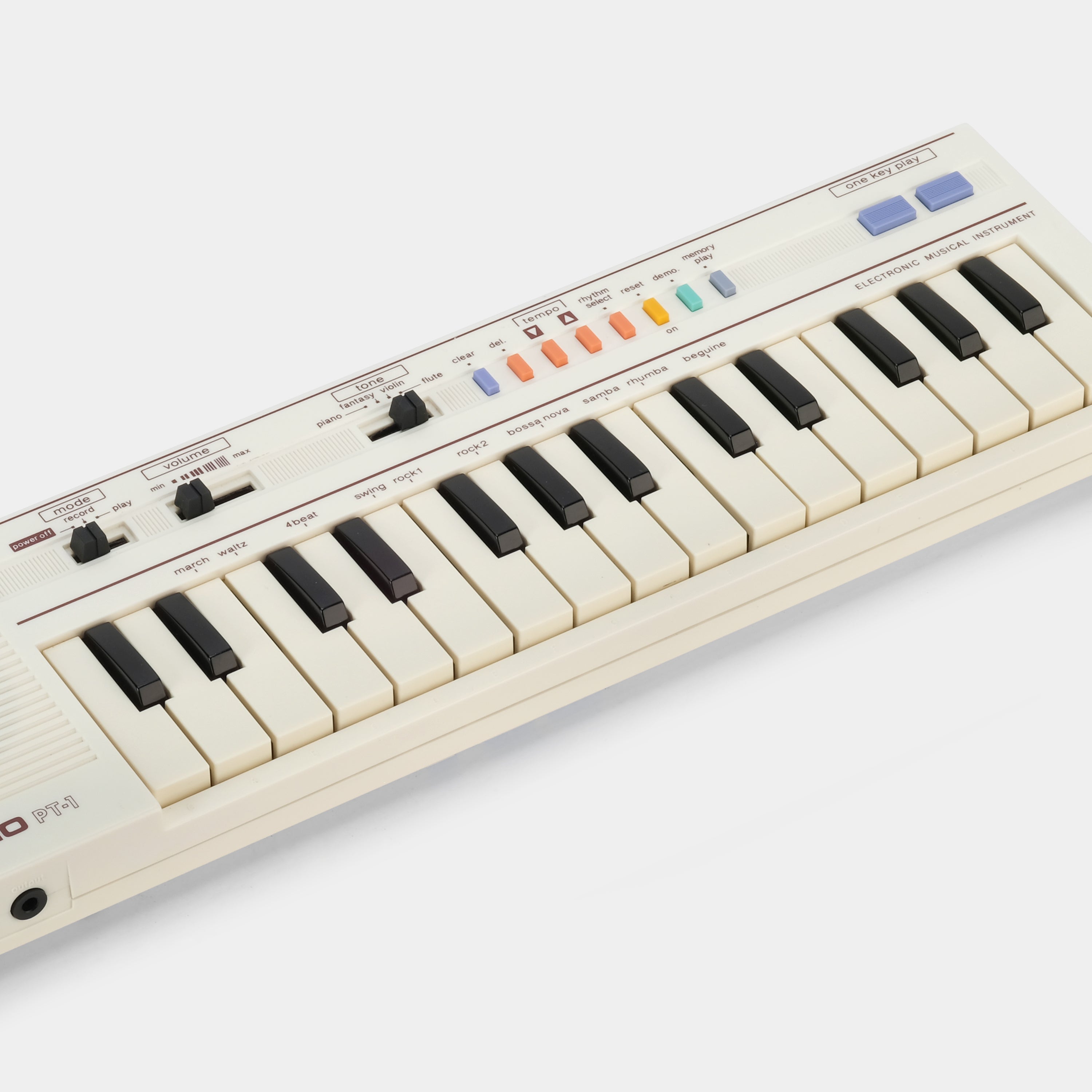 Casio PT-1 Mini Synthesizer Keyboard - Portable 37-Key Electronic Piano for Beginners, Kids & Travel - Perfect for Home Practice, Music Lessons & On-the-Go Play