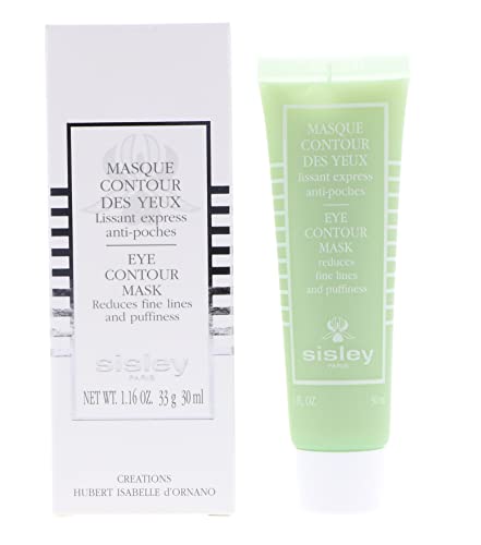 Sisley Eye Contour Mask 30ml/1.16oz - Anti-Aging Eye Treatment for Dark Circles & Puffiness - Tester Size - Perfect for Travel & Nighttime Skincare Routine