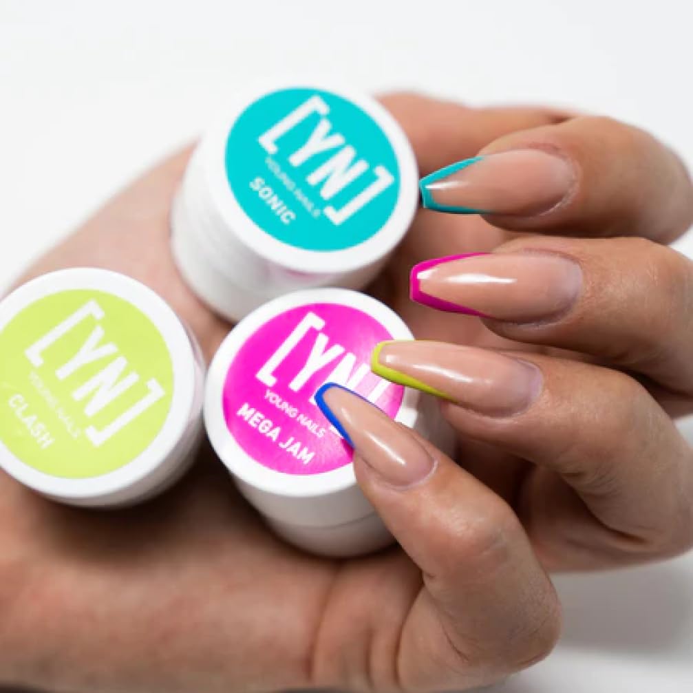 Young Nails Mission Control Gel Paint - High Precision Nail Art Gel for Detailed Designs, No Tacky Layer After Curing, 5g | Perfect for Salon Professionals & DIY Nail Enthusiasts at Home