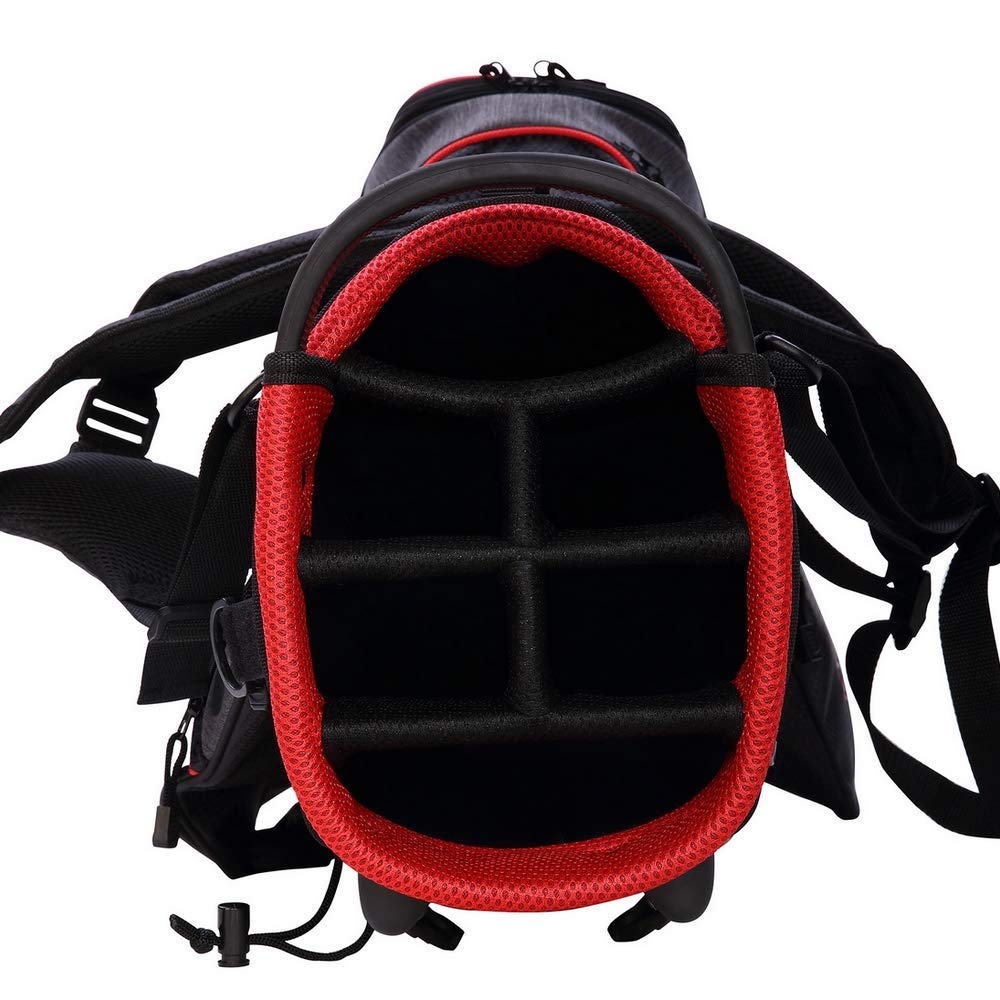 Ram Golf Premium Tour Stand/Carry Bag - Lightweight Golf Bag with 14-Way Divider & Dual Straps - Perfect for Golfers, Driving Range & Course Play