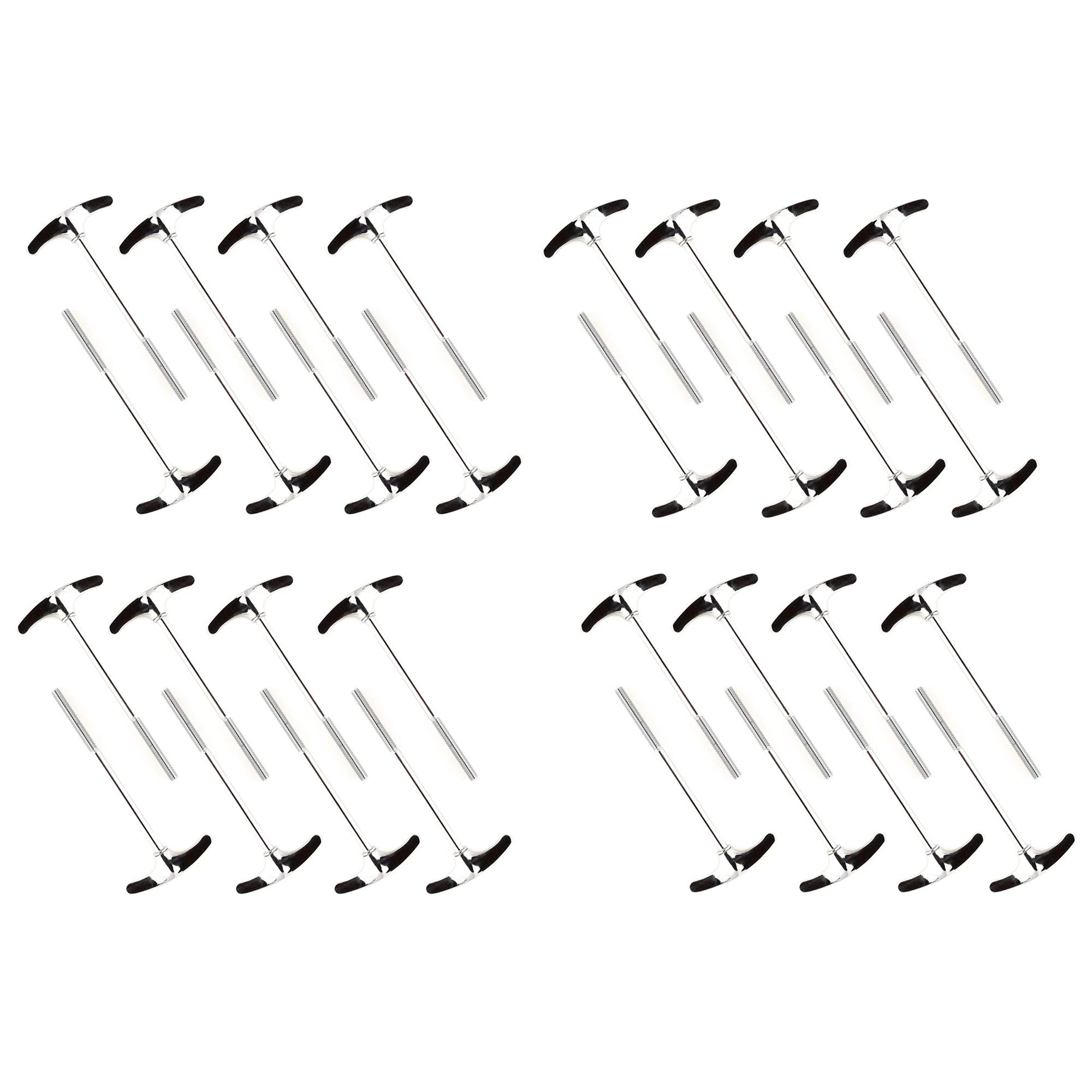 Ludwig Classic Bass Drum T-Rods with Washers - 32 Pack Bundle for Drum Kits | Perfect for Drum Maintenance, Replacement Parts & DIY Drum Repair