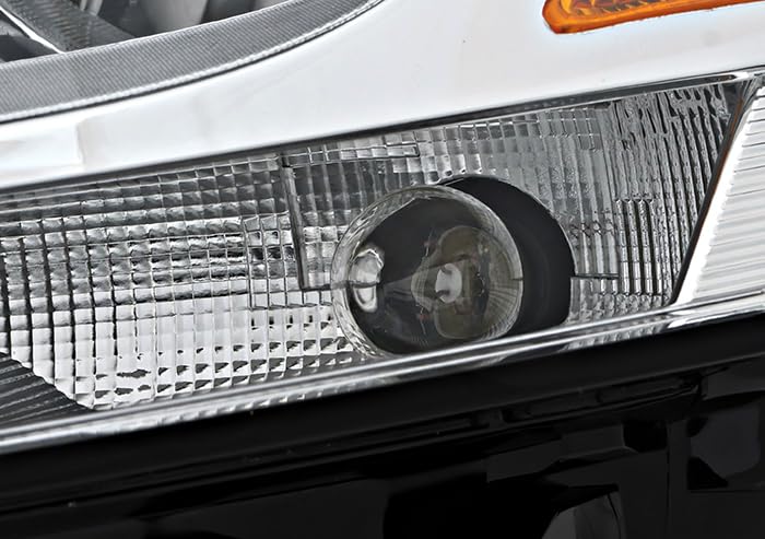 Volkswagen Jetta Headlights Replacement Set - Halogen Headlamp Assembly for Driver & Passenger Side (2011-2014 Models) | Perfect for Night Driving & Foggy Conditions