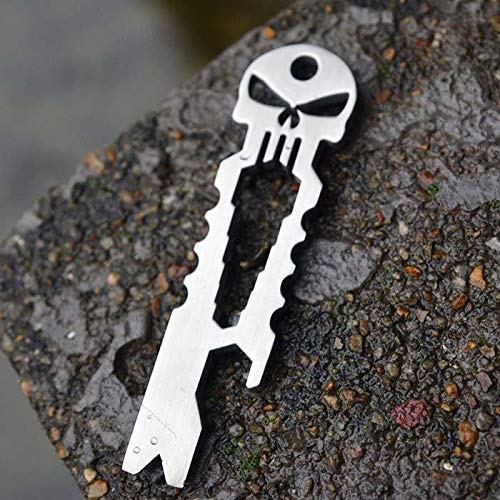 Punisher EDC Multi Tool - Tactical Pocket Knife with Blue Finish | Compact Survival Gear for Camping, Hiking & Everyday Carry