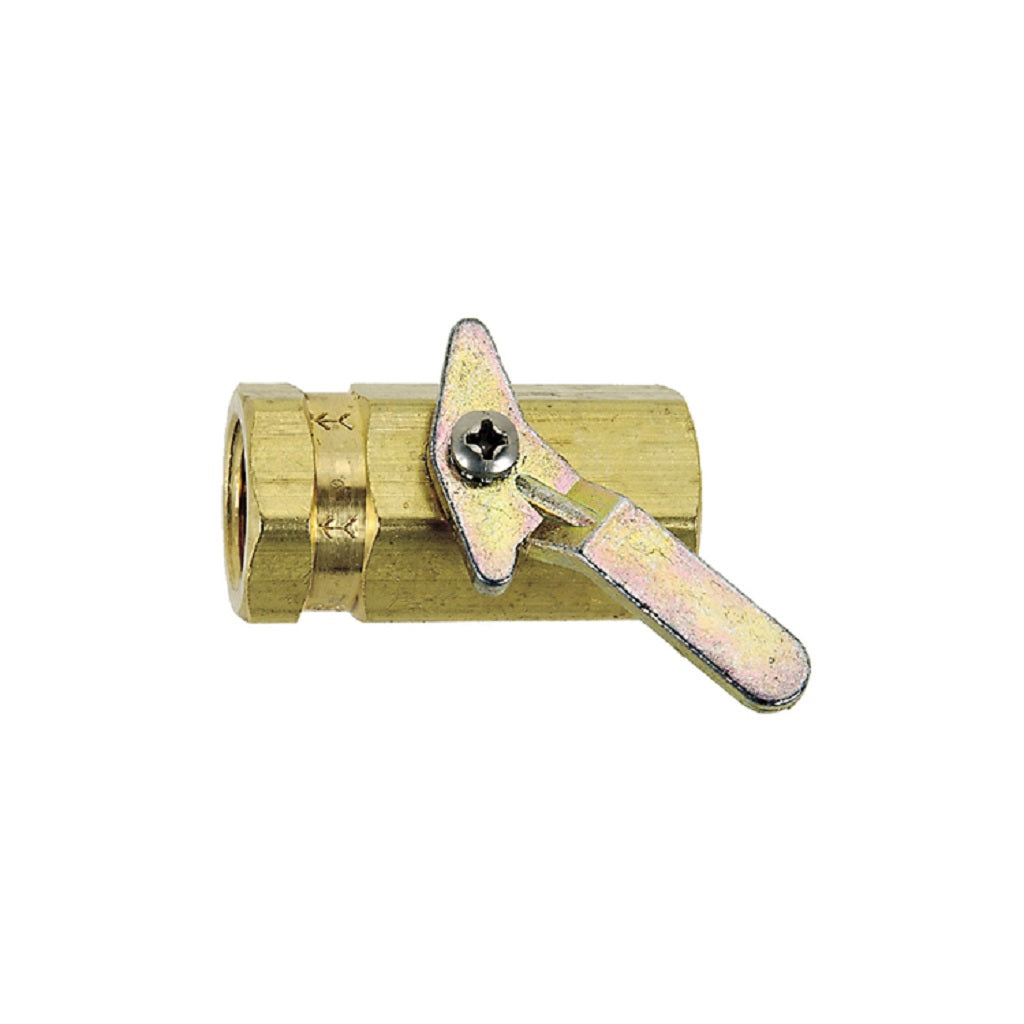 500 PSI Single Direction Machined Brass Ball Valve with Female NPT Threads - Perfect for Plumbing, HVAC, and Industrial Fluid Control Systems