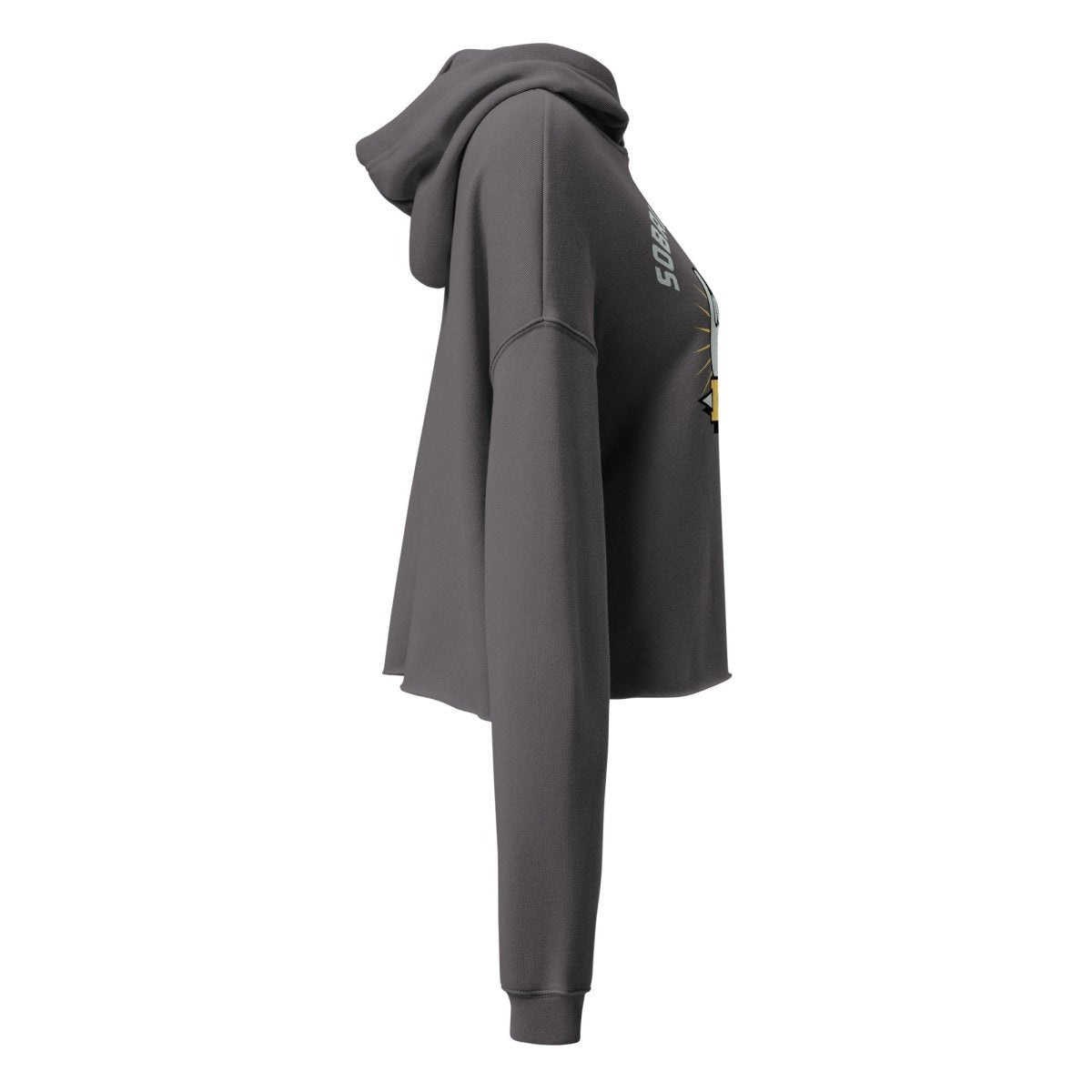 Sobriety Rocks Crop Hoodie - Comfortable & Stylish Women's Pullover for Fitness, Yoga & Casual Wear