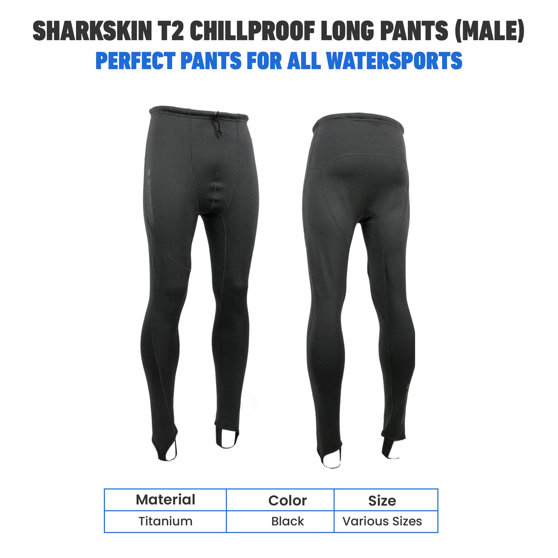 Men's Titanium 2 Chillproof Thermal Pants - Winter Warm Fleece Lined Long Pants for Outdoor Activities, Hiking, and Cold Weather Work