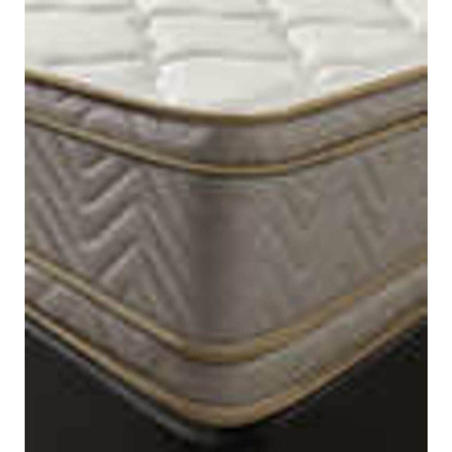 Optimized Beige & Silver Queen Size Bed Frame and Mattress Combo (160cm) with 2 Pillows & Protector – Perfect for Master Bedroom, Guest Room, or Dormitory