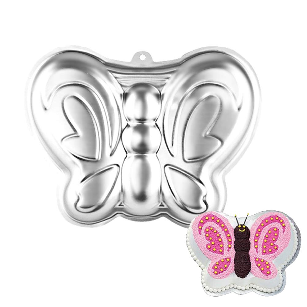 10 Inch 3D Butterfly Cake Pan - Nonstick Aluminum Alloy Baking Mold for Birthday Cakes | Perfect for Wedding, Baby Shower & Special Occasion Desserts