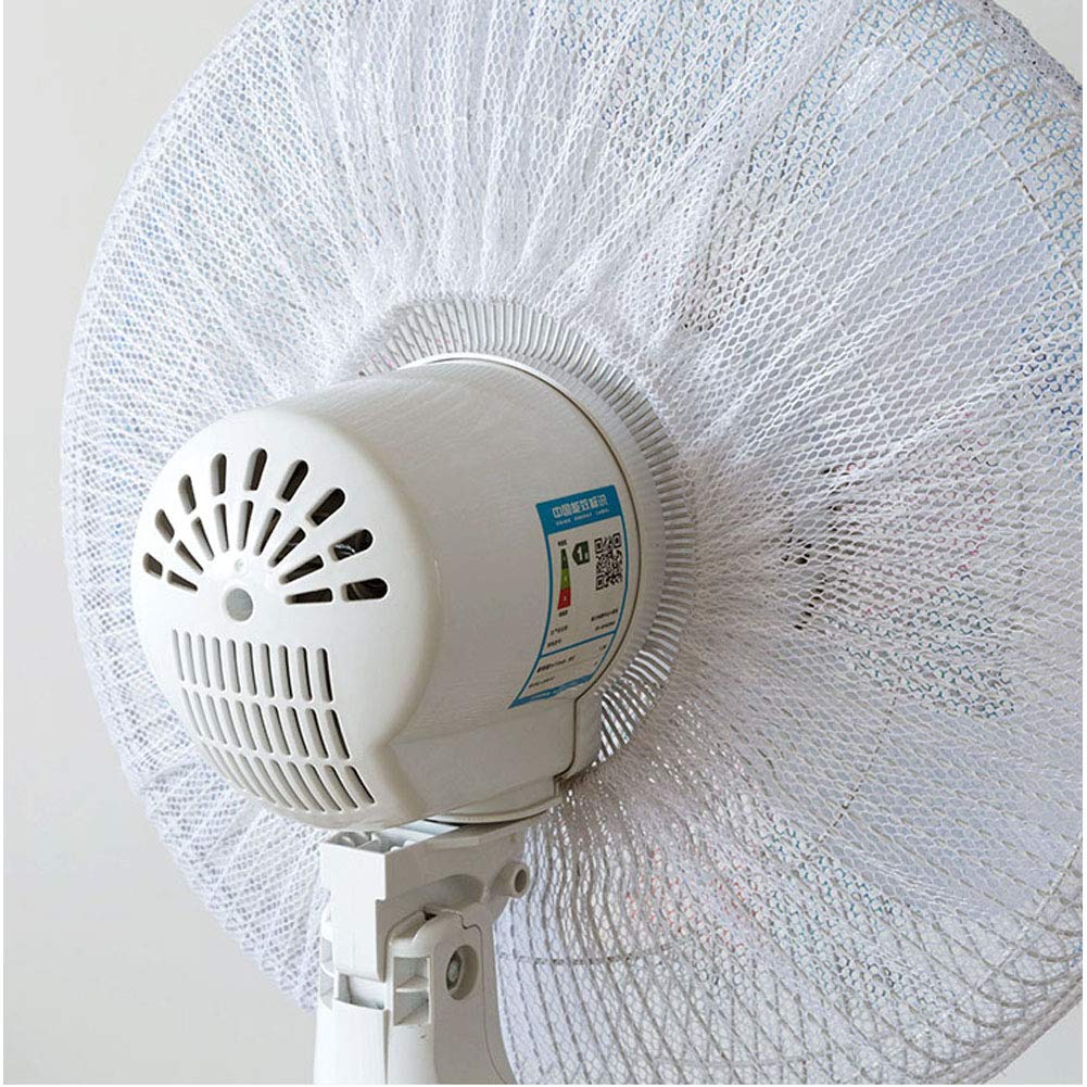 2 Pack Cute Cartoon Fan Dust Cover with Finger Protector - Washable & Dustproof Safety Net for 16 Inch Fans - Perfect for Kids' Rooms, Nurseries, and Home Safety