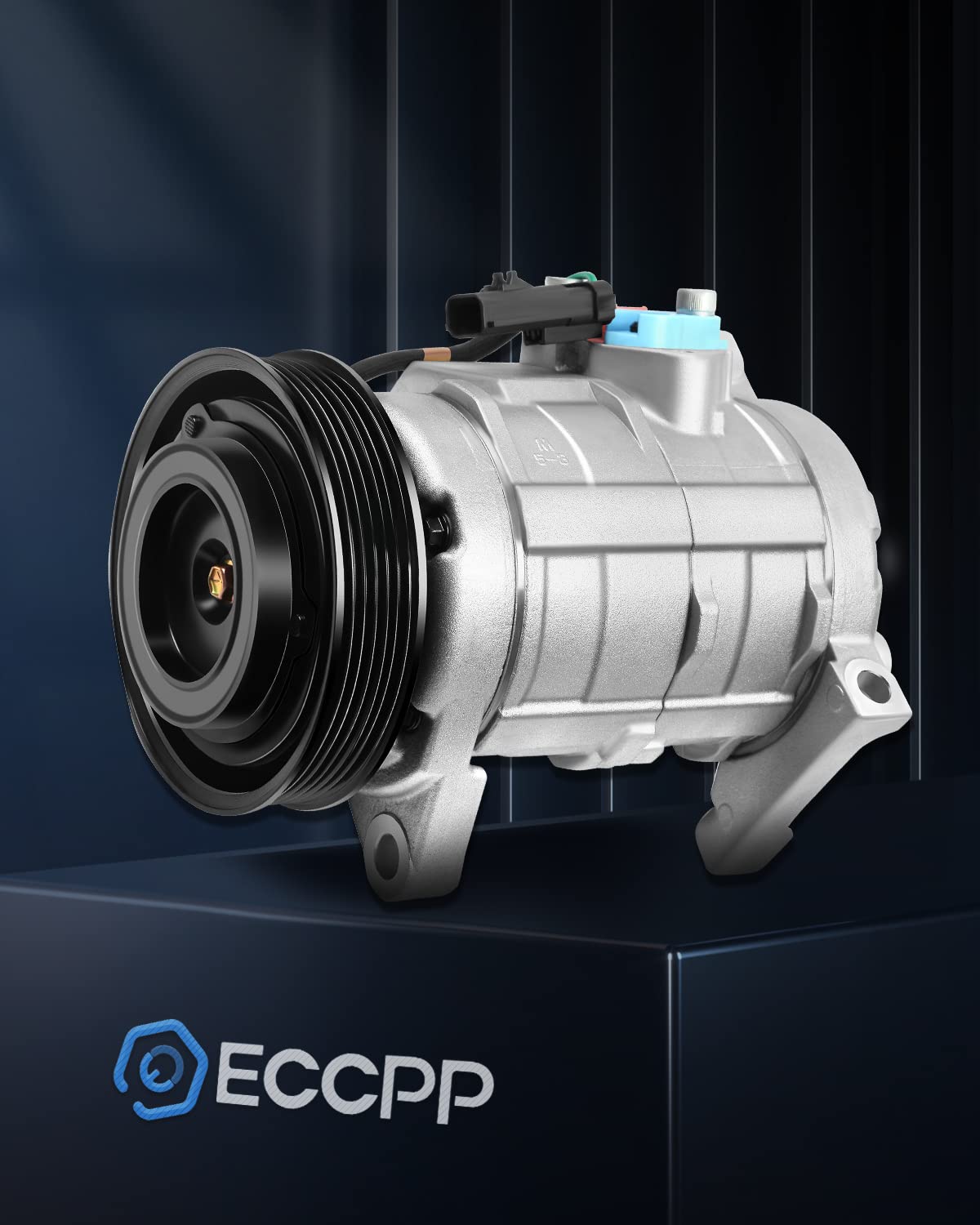 ECCPP AC Compressor Replacement for 2000-2007 Dodge Grand Caravan & Plymouth Grand Voyager 3.3L - High Performance Air Conditioning Compressor for Smooth Cooling in Summer Driving