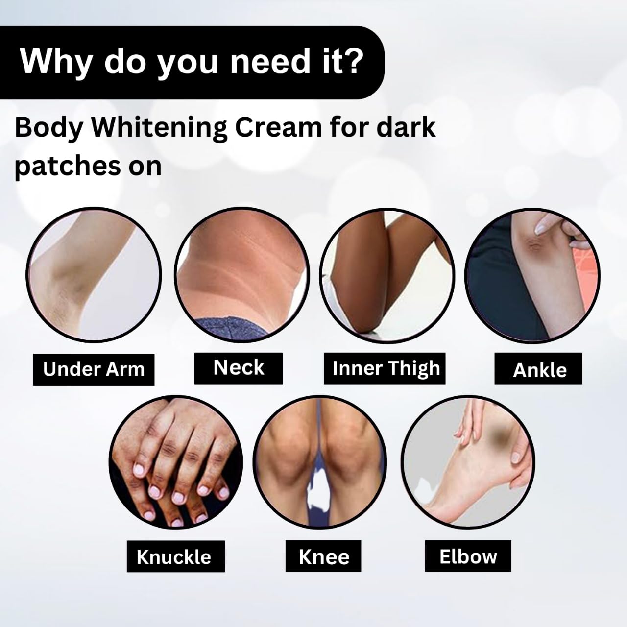 INTIMIFY Skin Whitening Body Lotion for Women with Kojic Acid & Glutathione - 20g Brightening Cream for Even Skin Tone | Perfect for Daily Moisturizing & Dark Spot Correction