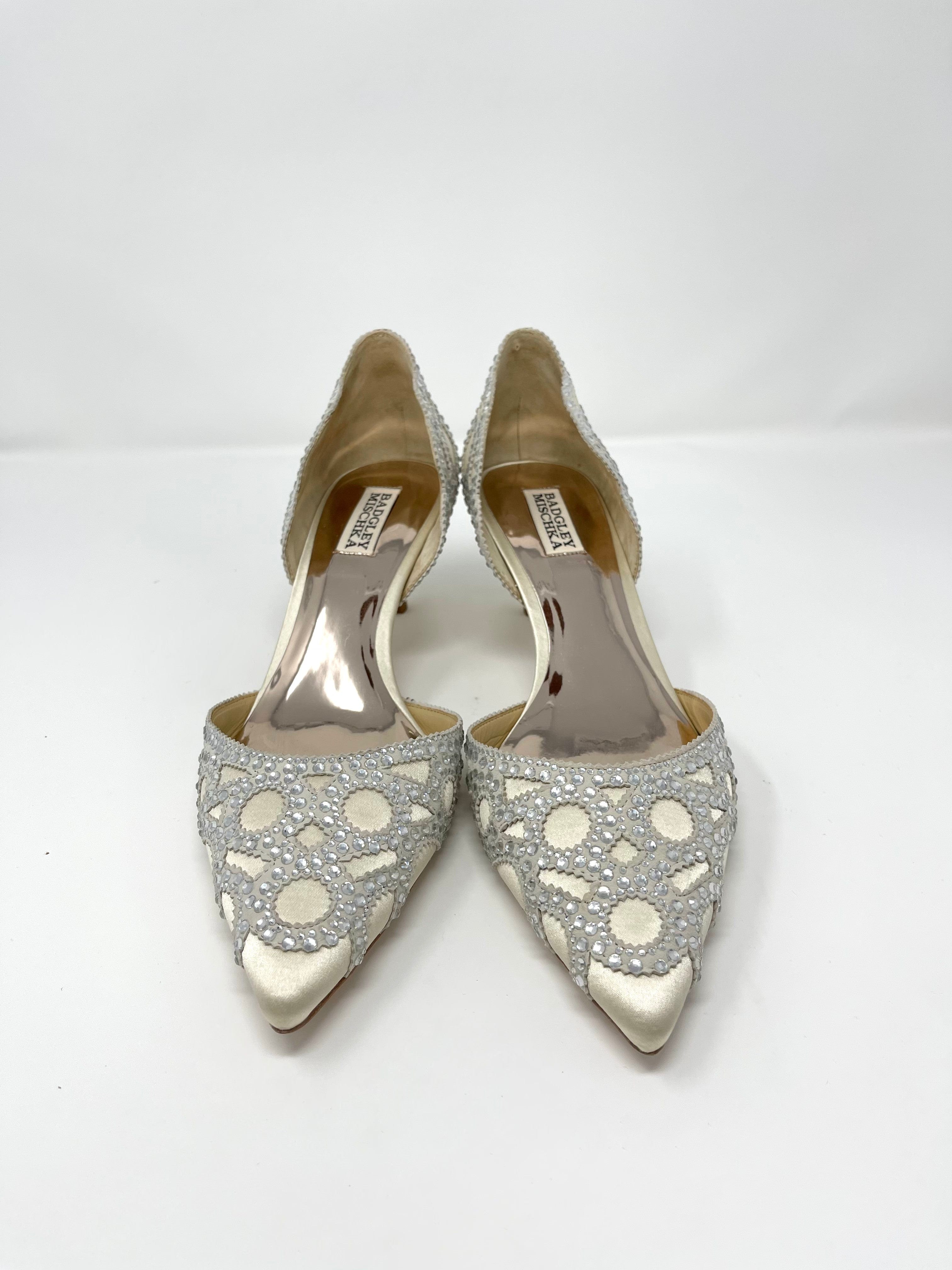 Badgley Mischka Ginny Women's Heels - Size 10 US | Elegant Evening Shoes for Weddings, Parties & Special Occasions