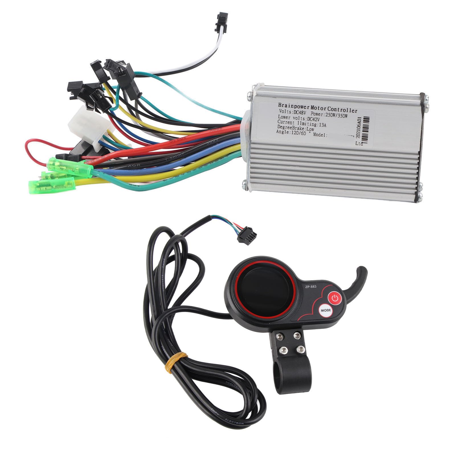 AYNEFY Electric Scooter Controller with LCD Display - Replacement Control Panel with Shift Switch for E-Bike & Scooter - Perfect for Commuting, Urban Travel & Outdoor Adventures