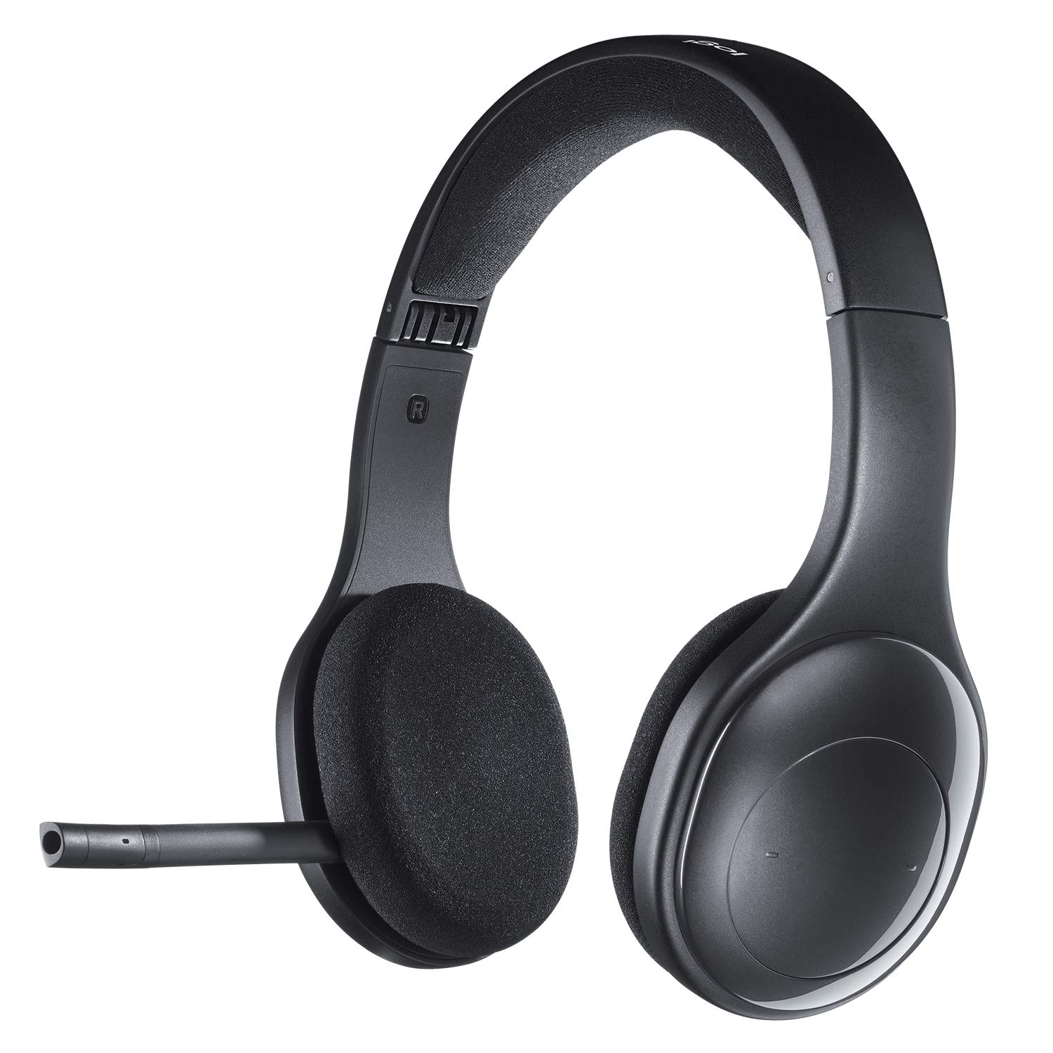 Logitech H800 Bluetooth Wireless Headset with Microphone - Noise Cancelling Over-Ear Headphones for PC, Laptop, Tablet & Smartphone (Black) - Perfect for Video Calls, Online Meetings & Music Streaming