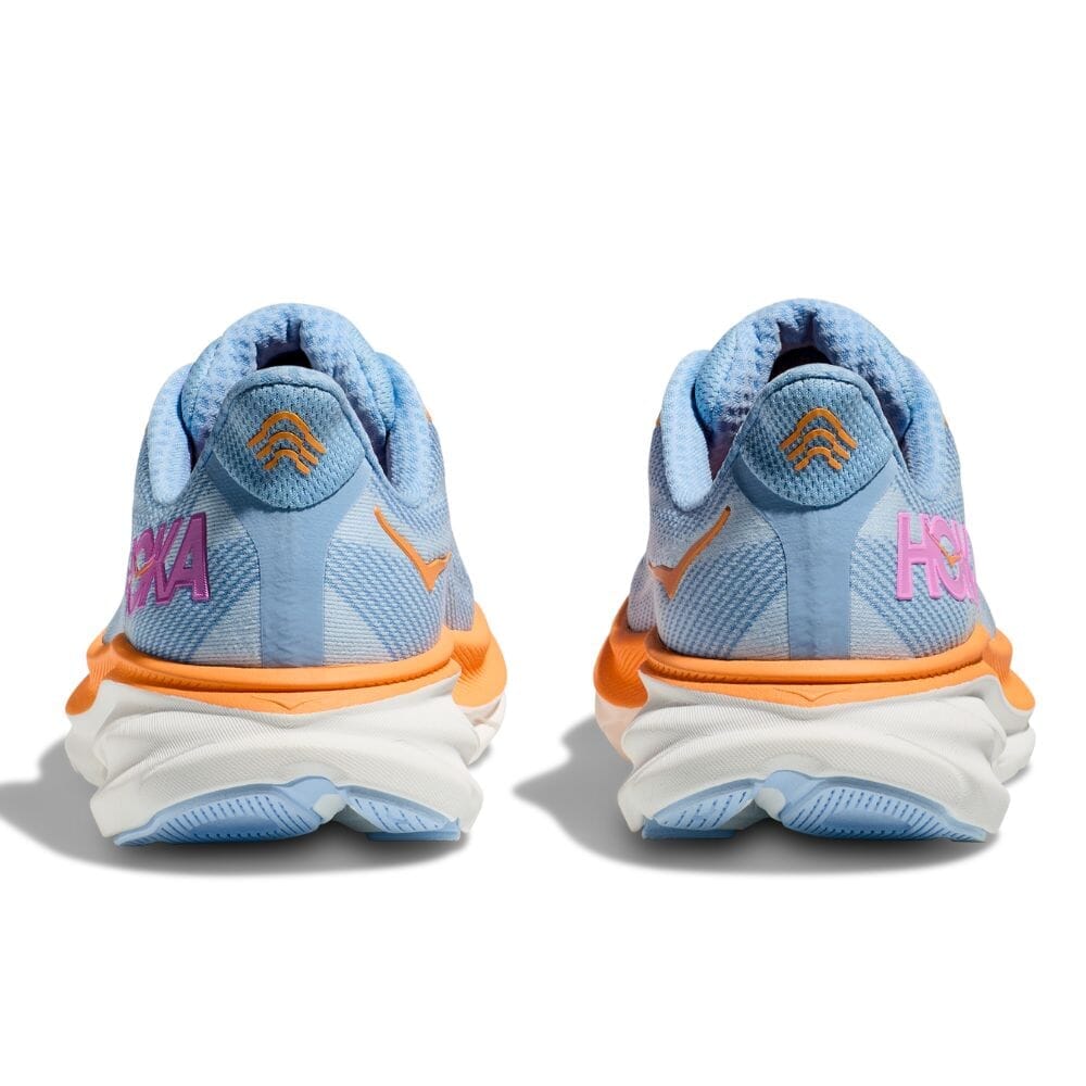 Hoka Women's Clifton 9 Wide Running Shoes - Lightweight Cushioned Sneakers for Road Running, Jogging & Walking - Comfortable Athletic Shoes for Women with Arch Support
