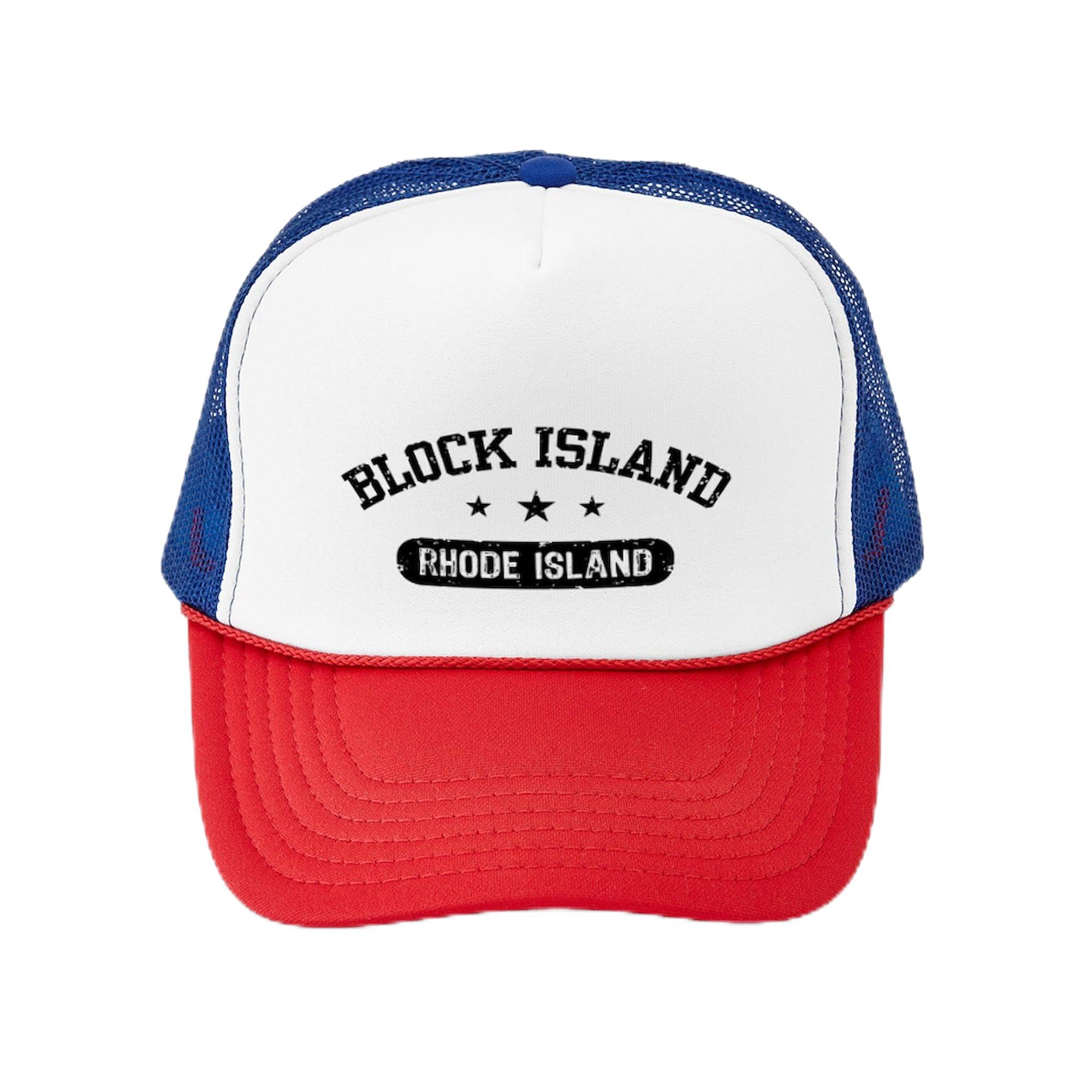 Block Island Adjustable Snapback Trucker Hat for Men & Women - Stylish & Comfortable Baseball Cap for Outdoor Activities, Travel, and Casual Wear