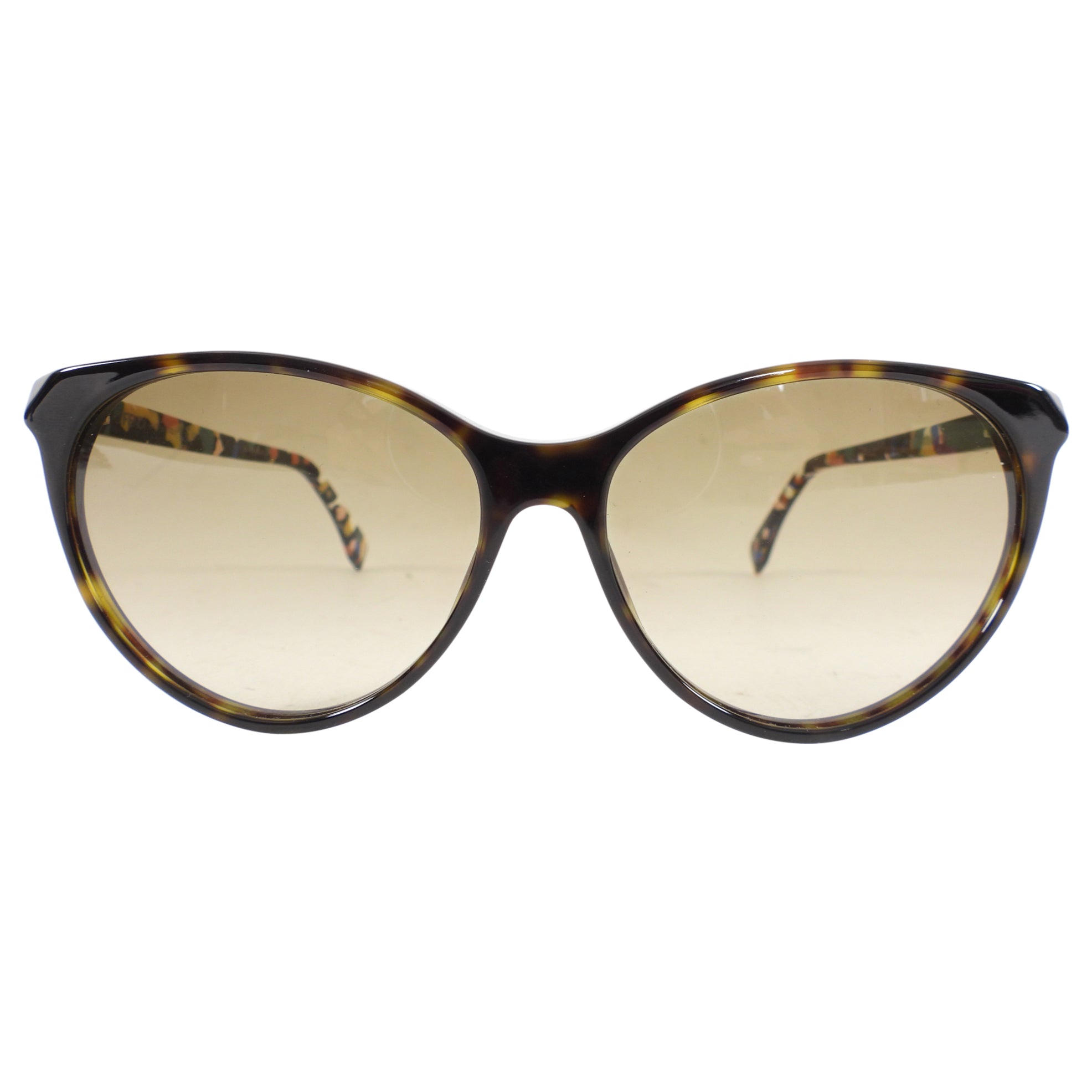 Fendi FF0170 Brown & Multi Marble Sunglasses for Women - Luxury Designer Shades for Summer, Beach & Outdoor Fashion