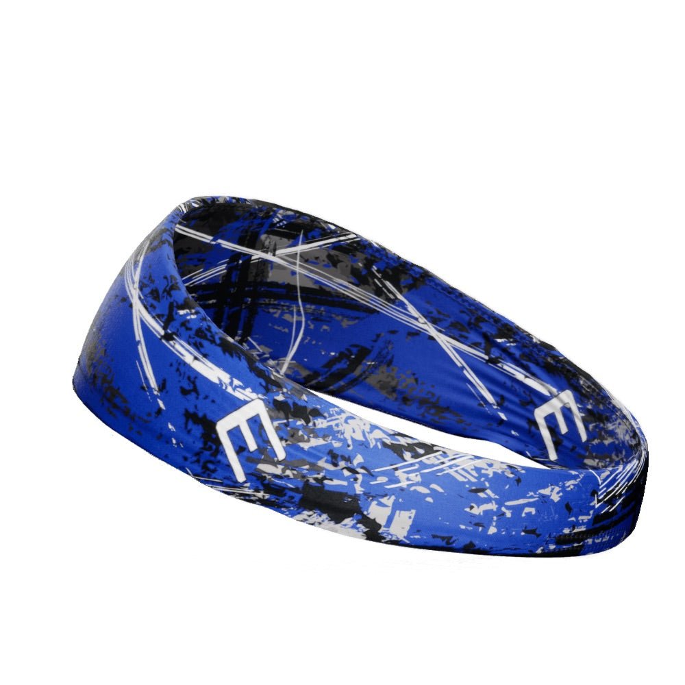 Wicked Blue Headband for Women & Men - Stylish & Comfortable Sports Headband for Running, Yoga, Workouts & Outdoor Activities