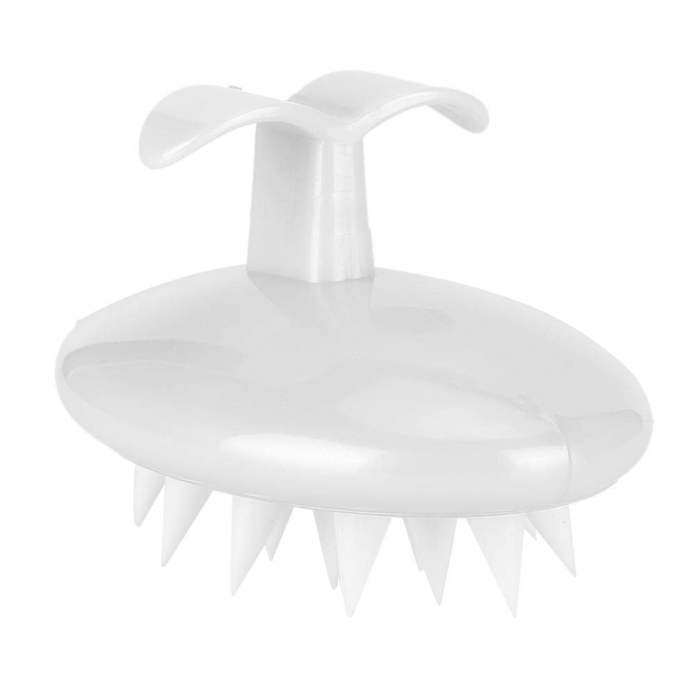 Dog & Cat Grooming Brush - Soft Rubber Pet Shampoo Bath Brush with Soothing Massage Teeth for Bathing & Showering - Gentle Deshedding Comb for Dogs & Cats (White) - Perfect for Home Pet Grooming & Relaxation