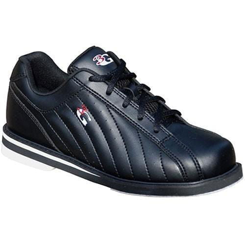 **Unisex 3G Bowling Shoes for Men & Women - Black - Perfect for League Play & Casual Bowling**