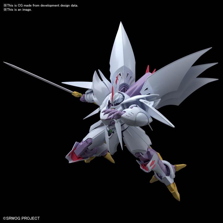 Bandai Super Robot Wars 1/144 HG AGX-05 Cybaster Plastic Model Kit - Anime Mecha Action Figure for Collectors & Gundam Fans - Perfect for Display, DIY Building & Gift Giving