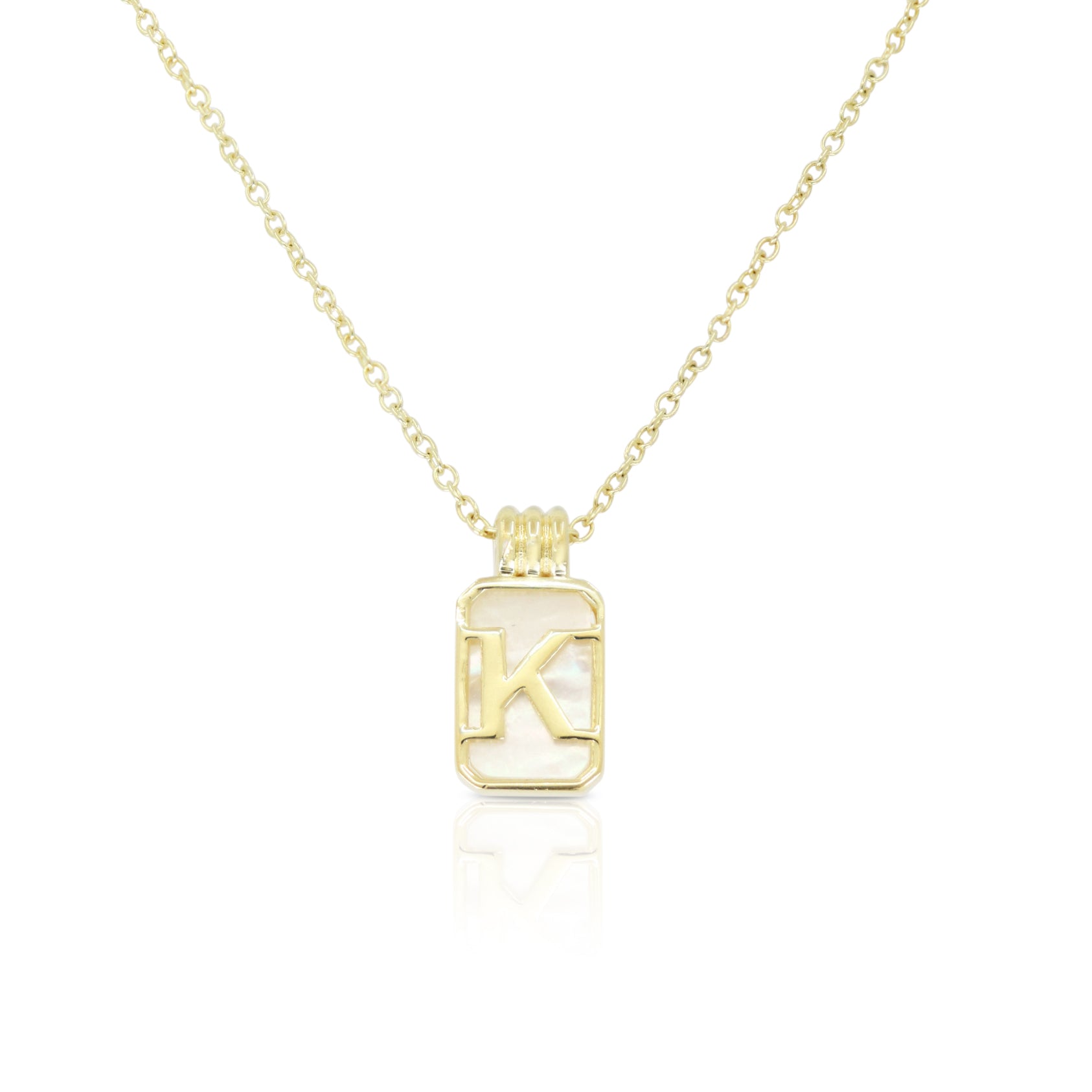 A to Z Gold Initial Necklace for Women - Personalized Alphabet Letter Pendant Jewelry - Perfect Gift for Birthday, Anniversary & Valentine's Day