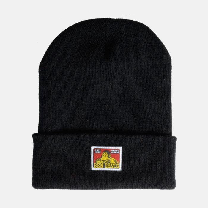 Ben Davis Beanie - Warm Winter Knit Hat for Men & Women - Black Unisex Skull Cap - Perfect for Cold Weather, Outdoor Activities & Casual Wear